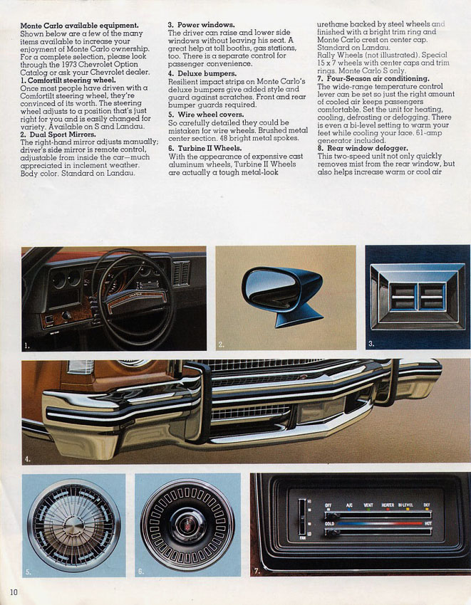 1973 Chevrolet Monte Carlo Brochure Page 4